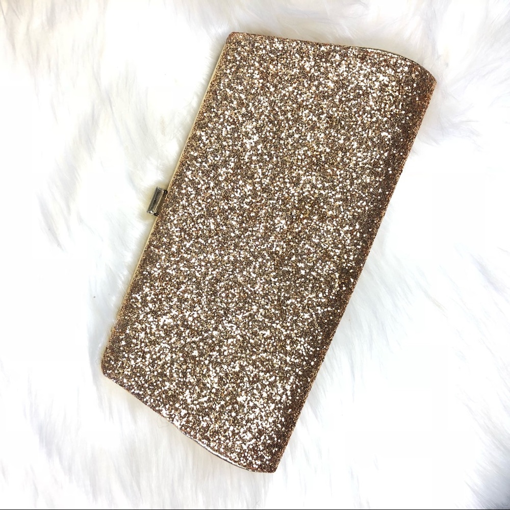 💕✨HP✨💕 Gold Glitter Clutch Bag - Picture 5 of 5